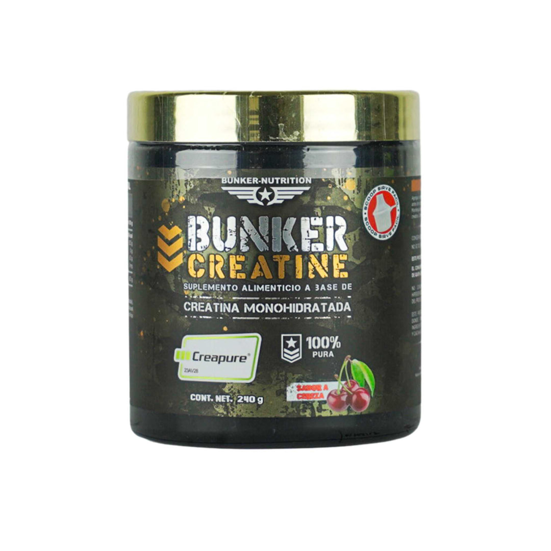 Bunker Nutrition Creatina Creapure  | Potencia y Rendimiento en 40 Servicios