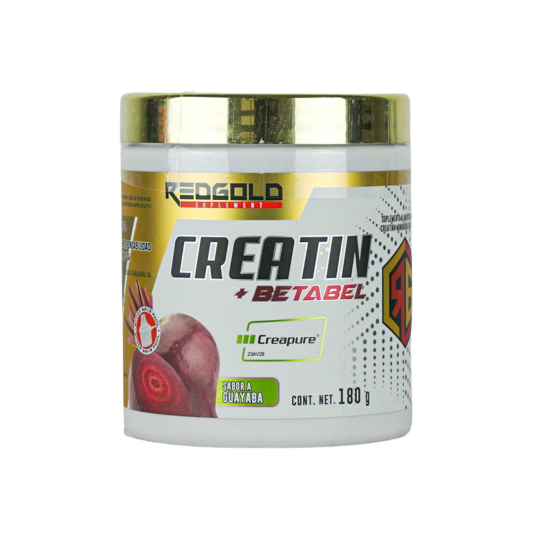 Red Gold Creatina Creapure + Betabel - Suplemento Deportivo de Alta Pureza