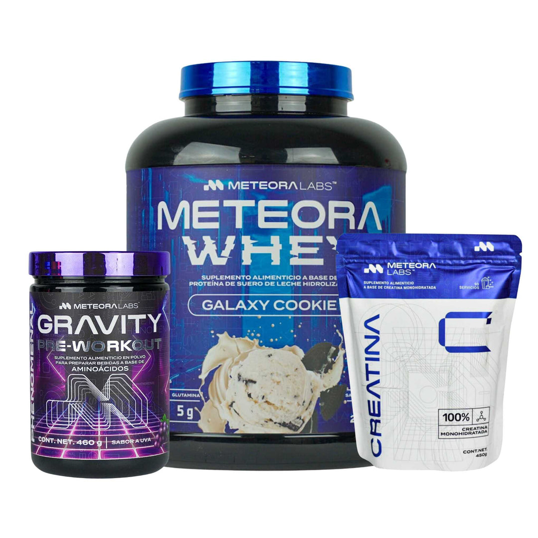 Combo | Meteora Whey + Creatina + Gravity Pre-workout