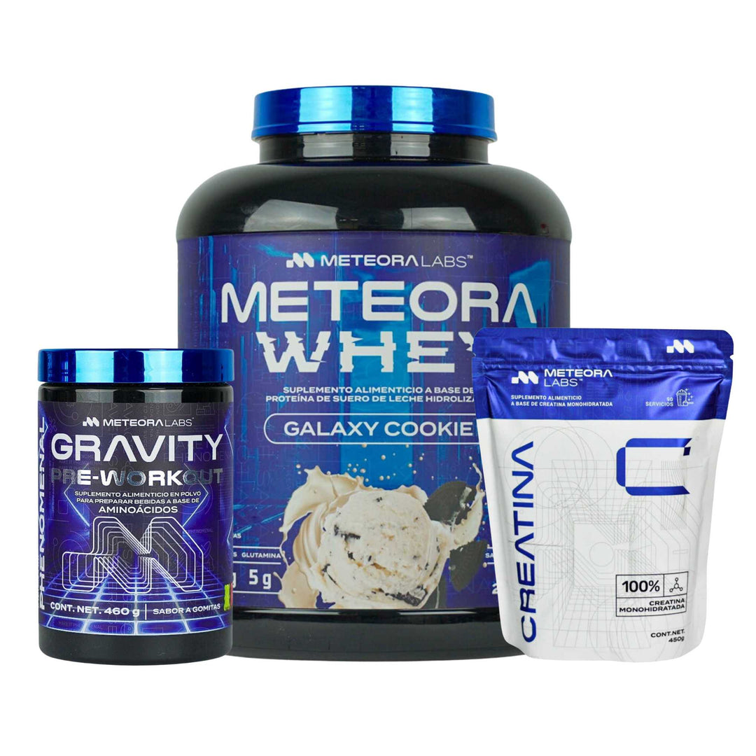 Combo | Meteora Whey + Creatina + Gravity Pre-workout