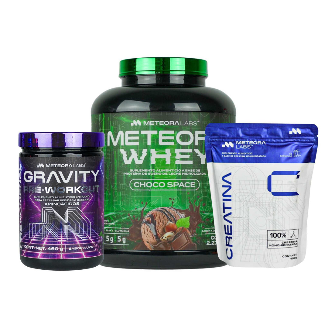 Combo | Meteora Whey + Creatina + Gravity Pre-workout