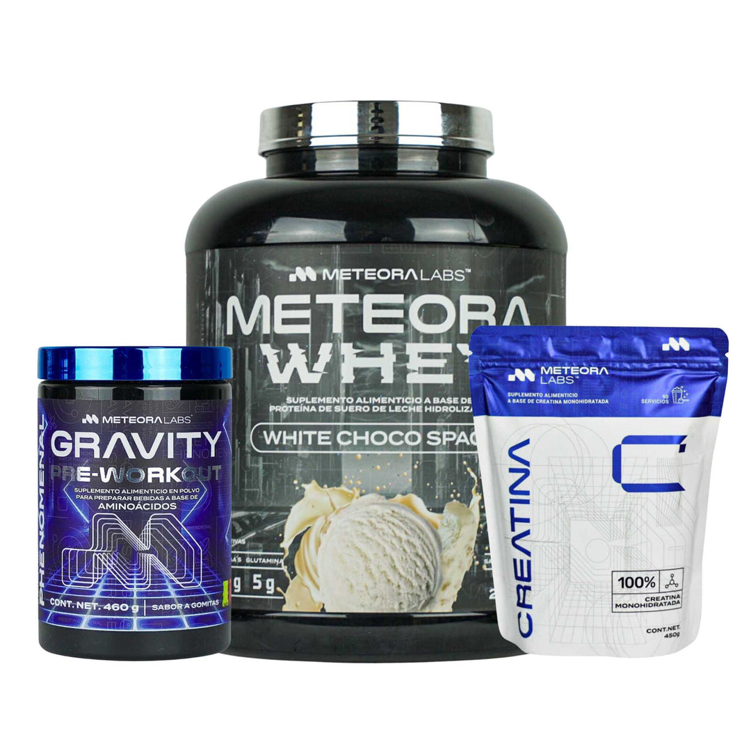 Combo | Meteora Whey + Creatina + Gravity Pre-workout