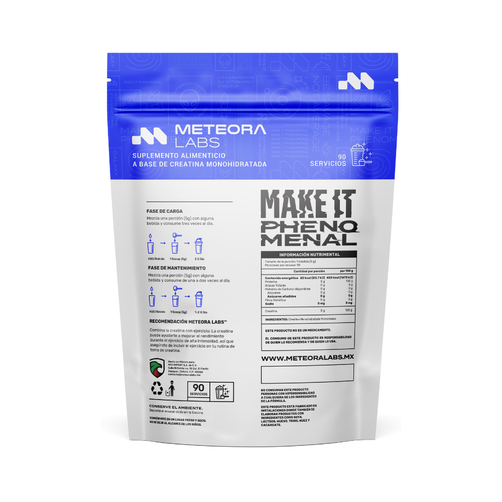 Meteora Labs | Creatina Monohidratada | 450gr