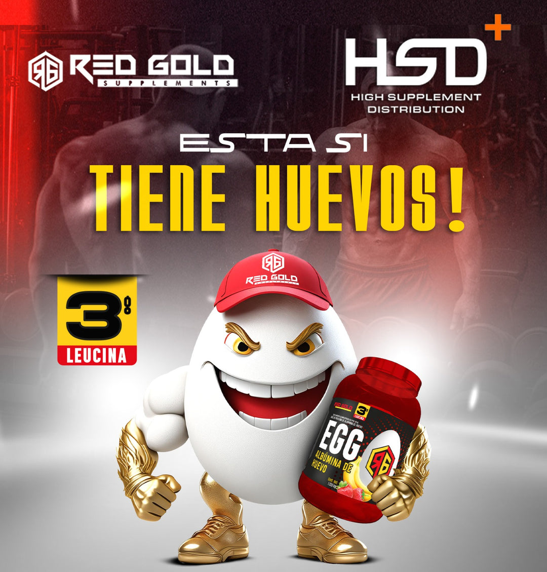 Red Gold Proteína de Claras de Huevo - 25g de Proteína por Porción - Sin Azúcar | 1.050 kg