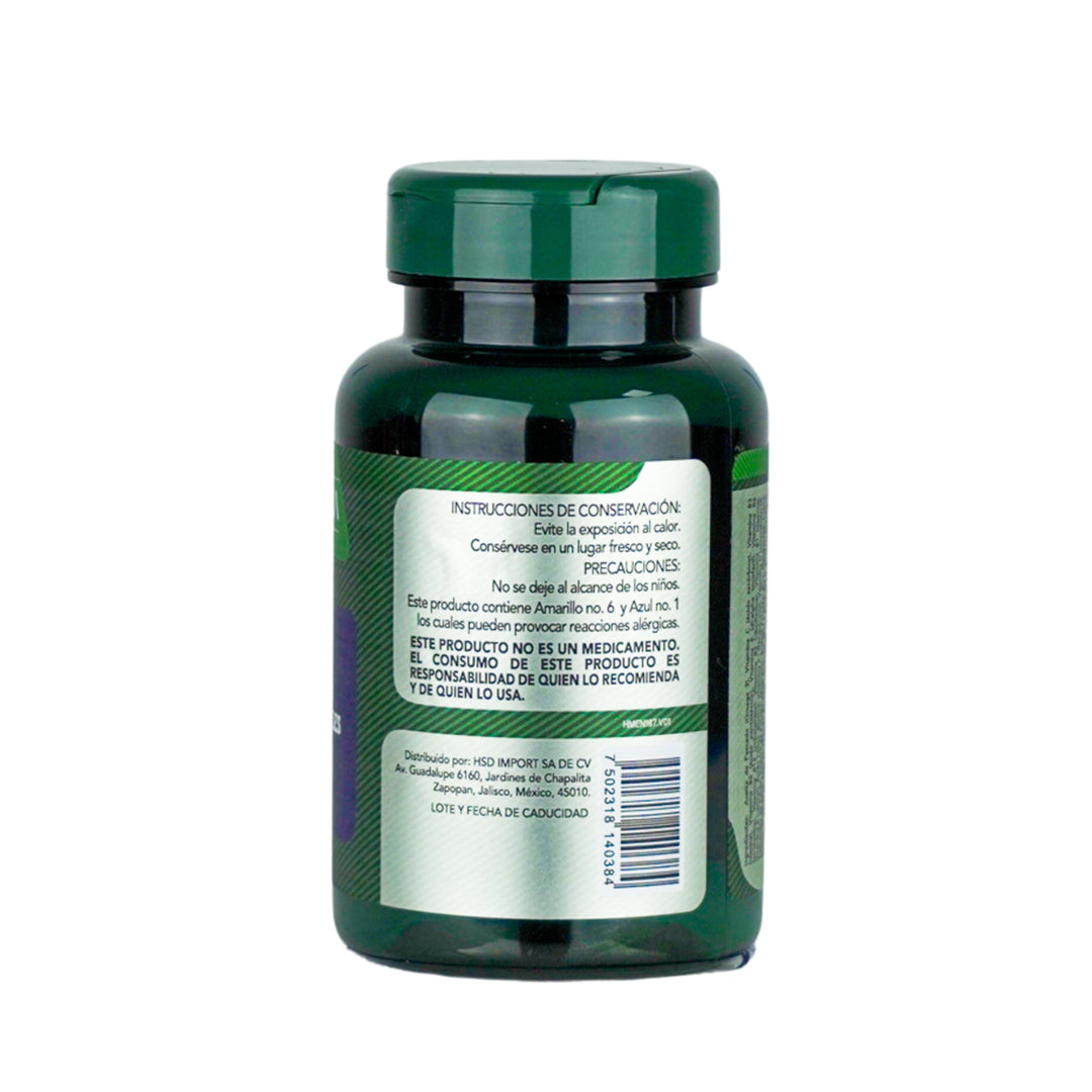 Herbalia Lab Men Multivitamínico Completo con Omega 3, Vitaminas B, C, D3 y Minerales Esenciales - 90 Cápsulas