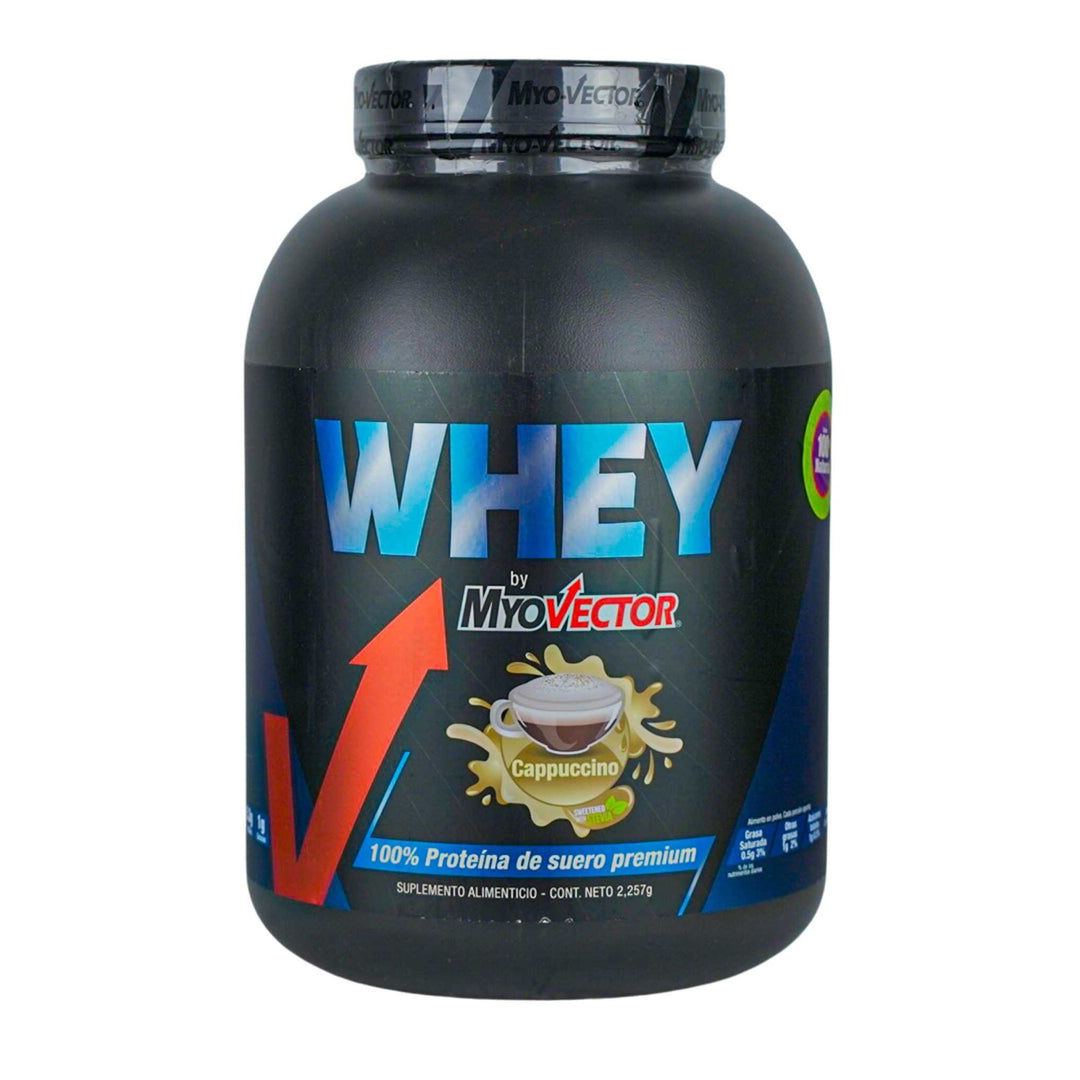 Myo Vector Whey | 100% Suero de leche | 25 gr de proteína | Baja en carbohidratos | 5.3 gr de Bcaa | 74 Servicios | 5 Lbs