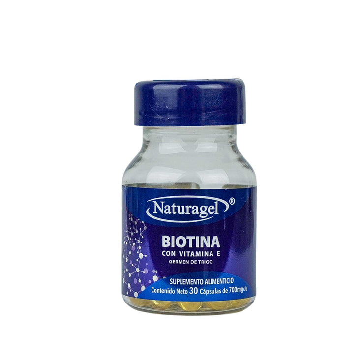 Naturagel | Biotina con Vitamina E, Germen de trigo | Belleza y Salud desde el Interior