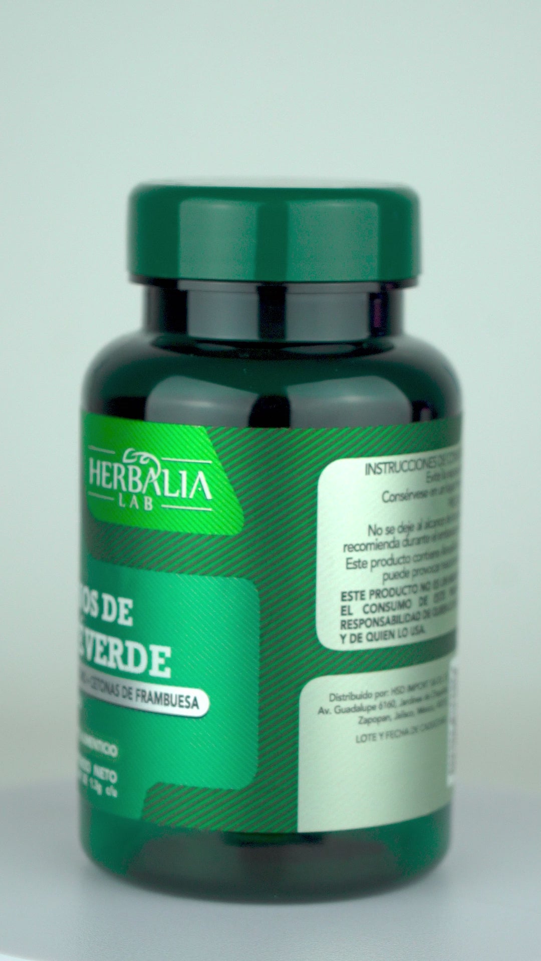 Herbalia Lab Granos de Café Verde, Mango Africano, Cetonas de Frambuesa y Omega 3  EPA/DHA - 90 Cápsulas