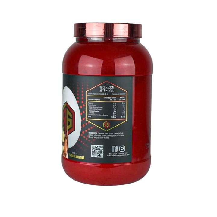 Red Gold Proteína de Claras de Huevo - 25g de Proteína por Porción - Sin Azúcar | 1.050 kg